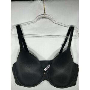 Victoria's Secret Demi Push Up Bra Black Opaque Padded Underwired 40DD